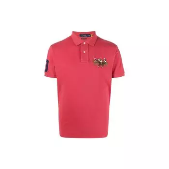 Polo Ralph Lauren Custom Slim Fit рубашка поло с коротким рукавом мужская красная 710814437-009 S