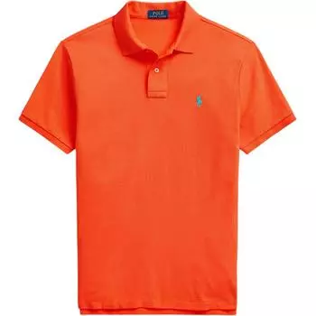 Поло Ralph Lauren Custom Slim Fit с вышитым логотипом пони Мужские поло MNPOKNI1N820571-800 M