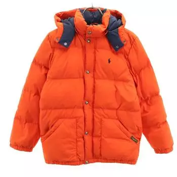 POLO RALPH LAUREN Down jacket L Orange Kid s Used
