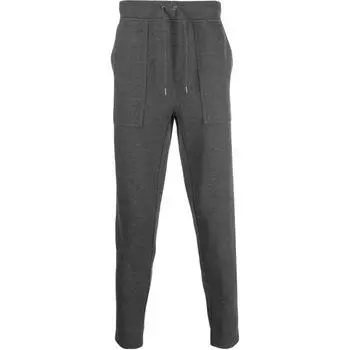 Polo Ralph Lauren Drawstring Solid Color Прямые брюки средней посадки трикотажные мужские брюки серые 710900842-004 S