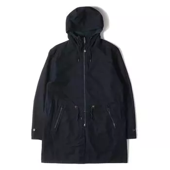 Polo Ralph Lauren Двустороннее длинное пальто с капюшоном и логотипом для мужчин, верхняя одежда, темно-синее 710757232-001 XL