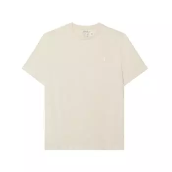 Polo Ralph Lauren Футболка Однотонный Трикотаж Хлопок Круглый Вырез Короткий Рукав Детские Топы Песочно-Желтый 323832904-182 XL