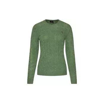 Polo Ralph Lauren FW21 круглый вырез свитер женский свитер зеленый 211525764-073 XS