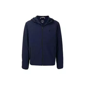 Polo Ralph Lauren FW21 Куртка с вышитым логотипом и капюшоном Мужские куртки Синий 710828448-002 XL
