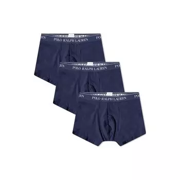 Polo Ralph Lauren FW22 Буквенный логотип Жаккардовые трусы-боксеры с поясом Мужское нижнее белье Синий 714835887-001 S