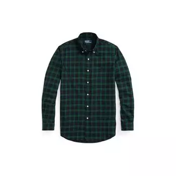 Polo Ralph Lauren FW22 клетчатая рубашка с длинным рукавом на пуговицах мужские рубашки зеленые MNPOWOV16822616-999 XL