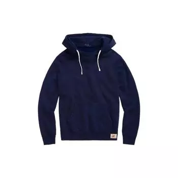 Polo Ralph Lauren FW22 Однотонный свитер с капюшоном и длинными рукавами Мужская толстовка Темно-синяя MNPOKNI16821638-410 XXL