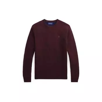 Polo Ralph Lauren FW22 Вышитый логотип с принтом, круглый вырез, длинный рукав, вязаный свитер для мужчин MNPOSWE16820487-601 XS
