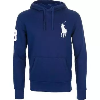 Polo Ralph Lauren FW23 Худи с вышивкой логотипа Digital Big Pony для мужчин, синий, MNPOKNI16820082-400 M