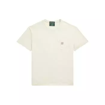 Polo Ralph Lauren FW23 Letter Logo Круглый вырез Пуловер Футболка с коротким рукавом Мужские футболки Белый MNPOTSH1N821935-101 M