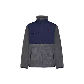 Polo Ralph Lauren FW23 Повседневная куртка с длинным рукавом в стиле колор-блок, мужские куртки, многоцветные 710850412-017 XS