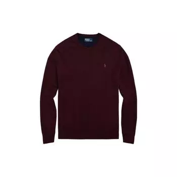 Polo Ralph Lauren FW23 сплошной логотип вышитый круглый вырез длинный рукав свитер мужской свитер MNPOSWE16821262-601 S