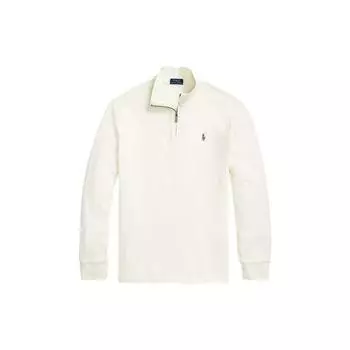 Polo Ralph Lauren FW23 вышитый логотип с высоким воротом, мужская толстовка, белая MNPOKNI16822279-101 XXL