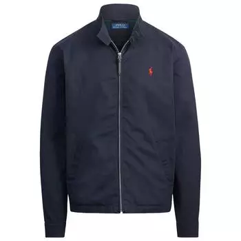 Polo Ralph Lauren FW24 Solid Logo Embroidered Long Sleeve Jacket Men jackets Navy-Blue MNPOOTW16021351-410 XS