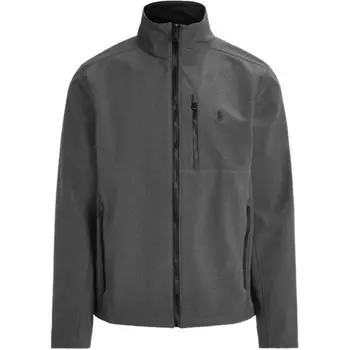 Polo Ralph Lauren FW24 Solid Logo Half Zip Long Sleeve Jacket Men jackets Windsor-Mist-Grey MNPOOTW16021413-020 S