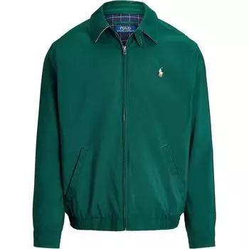 Polo Ralph Lauren FW24 вышитый логотип на молнии воротник длинный рукав куртка мужские куртки зеленый MNPOOTW16021398-300 S