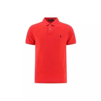 Polo Ralph Lauren Хлопковая рубашка поло с вышитым логотипом с коротким рукавом для мужчин 548797-005 S