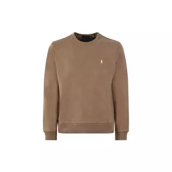 Polo Ralph Lauren Хлопковый свитшот с круглым вырезом и микрологотипом Мужская толстовка Коричневый 916689004 XL