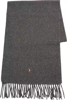 Polo Ralph Lauren кашне унисекс кашне Respect for the Aged Day Gift Present шарф палантин теплый Andover серый [Feeks] мужской осень/зима (ПК1047)