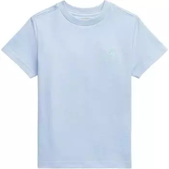 Polo Ralph Lauren Kids Круглый вырез Прямой покрой Короткий рукав Футболка Детские топы Светло-голубой 323832904-149 XL