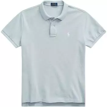 Polo Ralph Lauren Классическая посадка Двубортная рубашка поло с вышивкой логотипа Женские топы Синий WMPOKNINCU20062-400 M