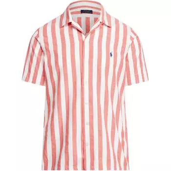 Polo Ralph Lauren Классический крой Хлопковое поло в полоску Мужские рубашки 710833996-003 XS