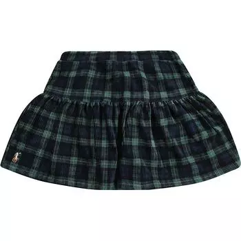 Polo Ralph Lauren клетчатая юбка с высокой талией детские юбки синего цвета 313950849-001 M
