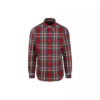 Polo Ralph Lauren клетчатый принт рубашка на пуговицах с длинным рукавом мужские рубашки многоцветные 710922274-001 S