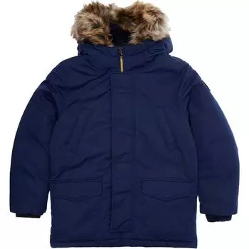 Polo Ralph Lauren куртка детская однотонная с капюшоном и длинным рукавом синяя детские куртки 323939660-001 L