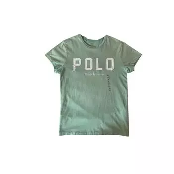 Polo Ralph Lauren Letter Print Crew Neck Casual Short Sleeve T Shirt Men Tops Green 211843427-002 L