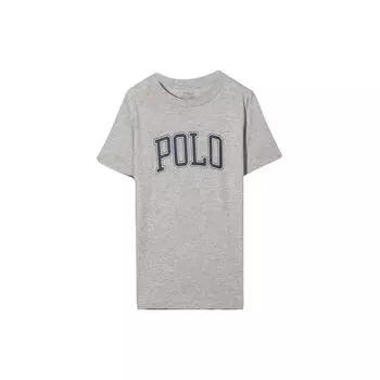 Polo Ralph Lauren Logo Letter Print Crew Neck Short Sleeve T Shirt Men Tops Gray 710858957-003 XS