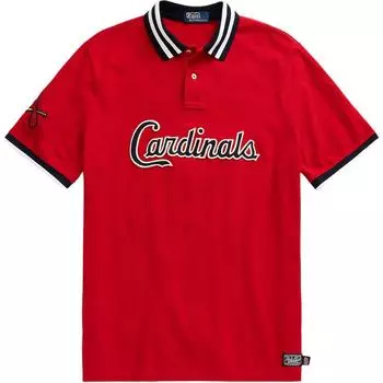 Polo Ralph Lauren Logo Print Casual Short Sleeve Polo Shirt Men tops Red 710810503-001 M