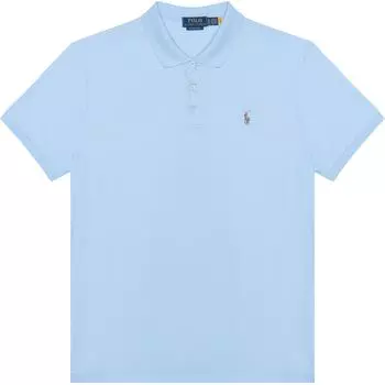 Polo Ralph Lauren Logo Вышитая рубашка поло Мужские рубашки поло Синий 710713130-005 XXL