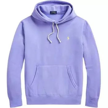 Polo Ralph Lauren Logo Вышитый однотонный худи Повседневный свитшот с длинным рукавом Мужские толстовки с капюшоном Светло-голубой 710838696-044 S