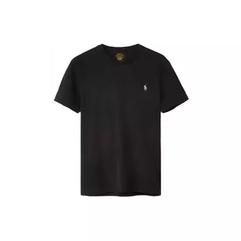 Polo Ralph Lauren Logo Вышитый однотонный круглый вырез с коротким рукавом футболка мужские футболки темно-серый 710671438-164 S