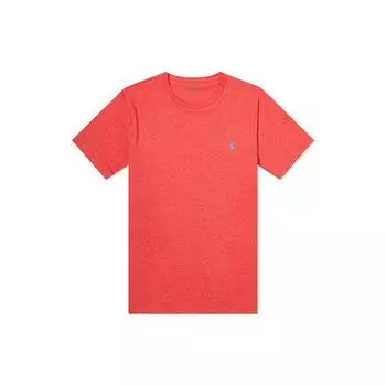 Polo Ralph Lauren Logo Вышитый Повседневный Однотонный Круглый Вырез Короткий Рукав Футболка Мужские Футболки 710671438-118 XS