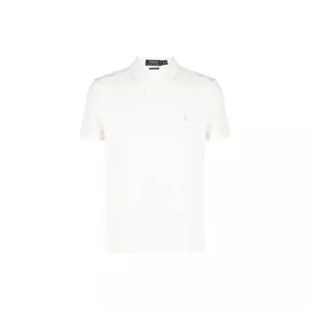 Polo Ralph Lauren Логотип Pattern Короткий рукав Поло Рубашка Мужская Топы Off-White 710680784-212 XXL