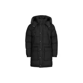 Polo Ralph Lauren однобортная однотонная куртка с капюшоном и длинным рукавом, мужские куртки, черный цвет 710907553-002 M