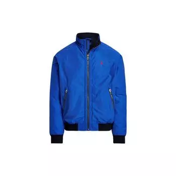 Polo Ralph Lauren однотонная флисовая куртка с воротником-молнией, мужские куртки синего цвета MNPOOTW16020757 S