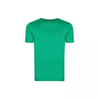 Polo Ralph Lauren однотонная футболка с коротким рукавом мужская зеленая 710671438C-263 S