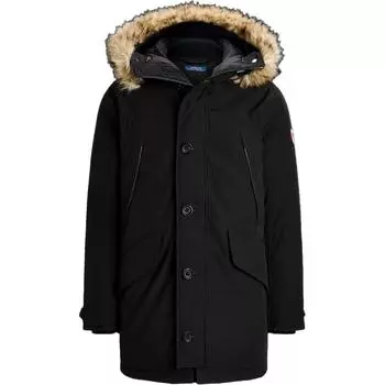 Polo Ralph Lauren однотонная куртка с длинным рукавом на молнии с капюшоном мужские куртки черные 710940235-001 XL