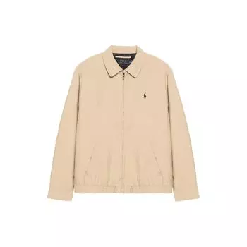 Polo Ralph Lauren однотонная куртка с логотипом на молнии мужские куртки цвета хаки MNBLOTWM5A10025-E05 XXL