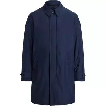 Polo Ralph Lauren однотонная куртка с узором в виде маленькой пони и квадратным воротником, толстая куртка с длинными рукавами, мужские куртки темно-синего цвета MNPOOTW12820093-410 L