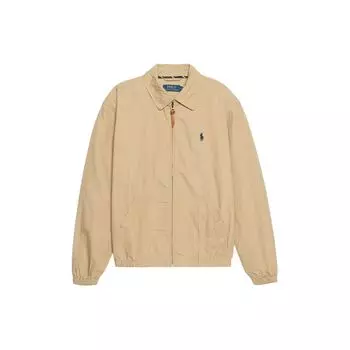 Polo Ralph Lauren однотонная куртка с воротником-молнией, мужские куртки цвета хаки 710838873-004 S