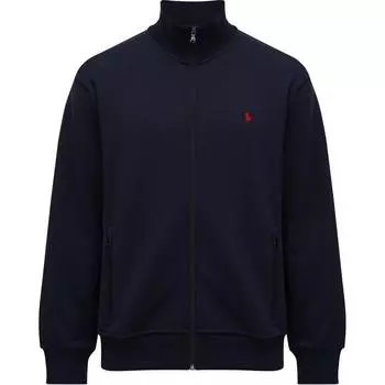 Polo Ralph Lauren однотонная куртка с вышитым пони на молнии с длинным рукавом мужские куртки синего цвета 710881509-002 XXL