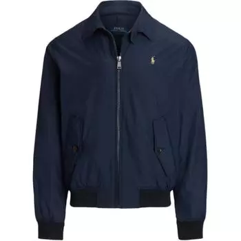 Polo Ralph Lauren однотонная куртка с вышитым пони-молнией и длинными рукавами Мужские куртки Темно-синие MNPOOTW16021423-410 S
