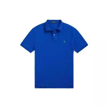 Polo Ralph Lauren Однотонная повседневная футболка поло с коротким рукавом и вышивкой небольшого логотипа для мужчин топы Синий MNPOKNI1N822241-401 L