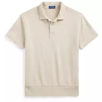 Polo Ralph Lauren Однотонная рубашка поло с вышивкой пони, с коротким рукавом, мужская, топы, серый, MNPOKNI1N823390-020 XL