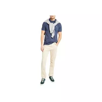 Polo Ralph Lauren однотонная рубашка поло с коротким рукавом с вышивкой Pony для мужчин, синяя 710675974-103 XS