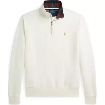 Polo Ralph Lauren однотонная толстовка с длинным рукавом и вышитым пони-свитшотом, мужская толстовка, цвет белый 710952257-002 S